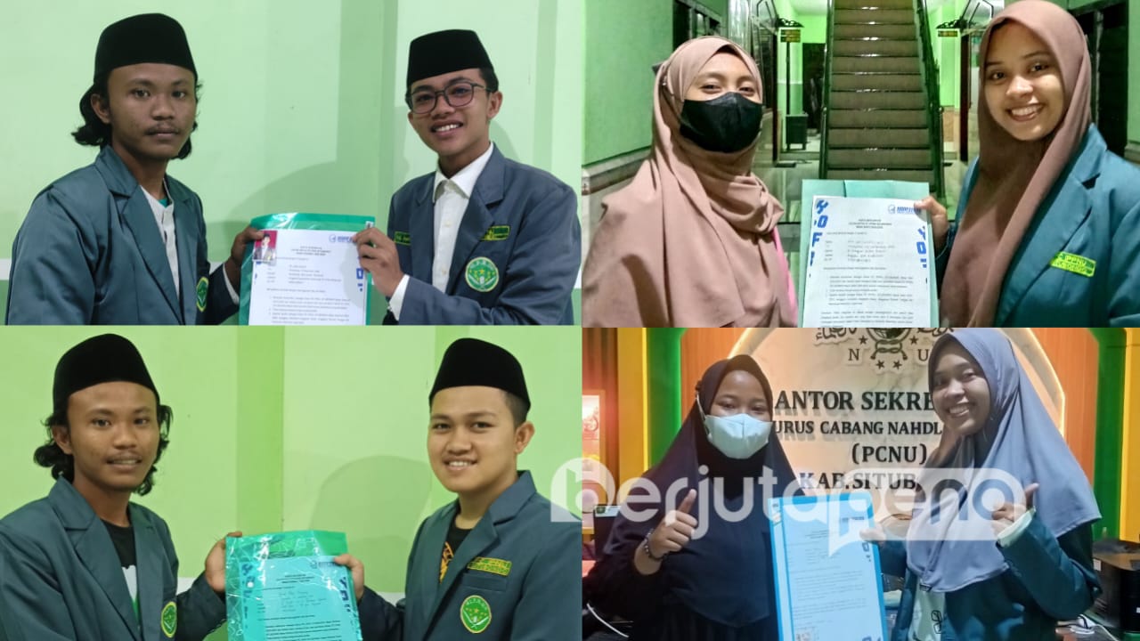 Foto Para Bakal Calon Ketua PC IPNU IPPNU Situbondo saat mendaftarkan diri (BP/Istimewa)