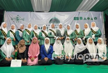 Paduan Suara PAC IPPNU Banyuputih usai Acara Maulid Nabi (BP/Istimewa)