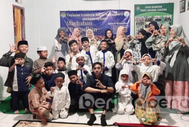 Foto bersama anak yatim Panti Asuhan Lentera Anak Nusantara, Panarukan (BP/Istimewa)