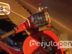 Vespa Rekan Alvian Usai Kecelakaan (BP/Istimewa)