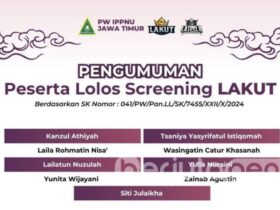 Poster Pengumuman Screening Lakut PW IPPNU Jatim (BP/Istimewa)