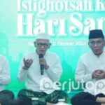 Dari Kanan : Gus Ipul, KH. Miftahul Akhyar & KH. Yahya Cholil Staquf (BP/Istimewa)